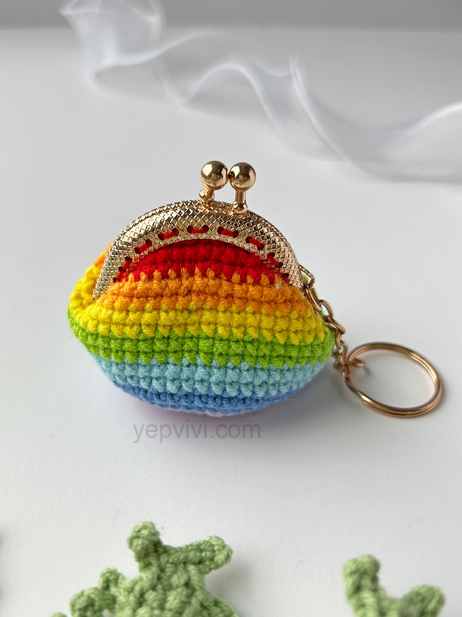 Finished hand crochet coin purse | Bear, Dog, Flower and other 10 styles| Gift ideas