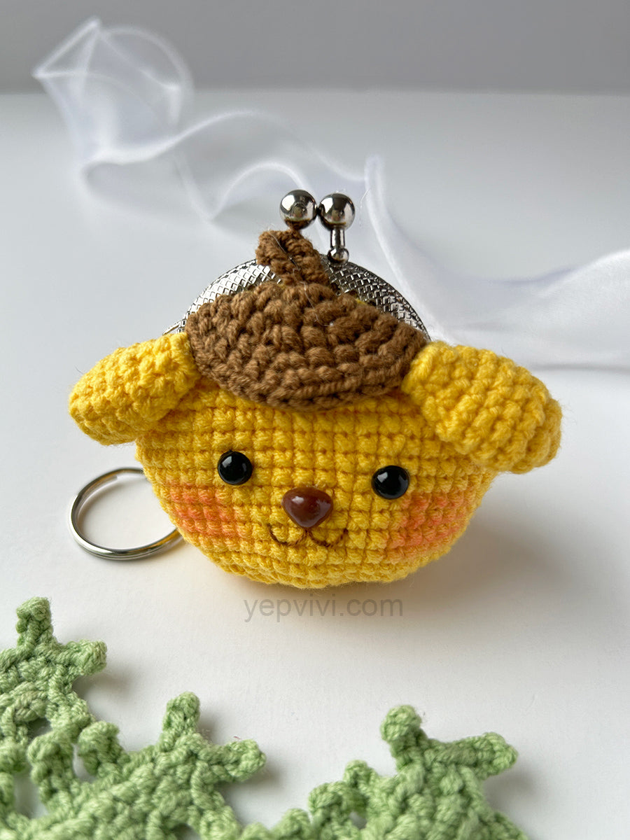 Finished hand crochet coin purse | Bear, Dog, Flower and other 10 styles| Gift ideas