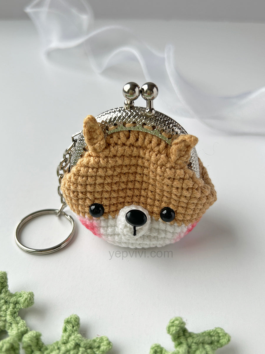 Finished hand crochet coin purse | Bear, Dog, Flower and other 10 styles| Gift ideas