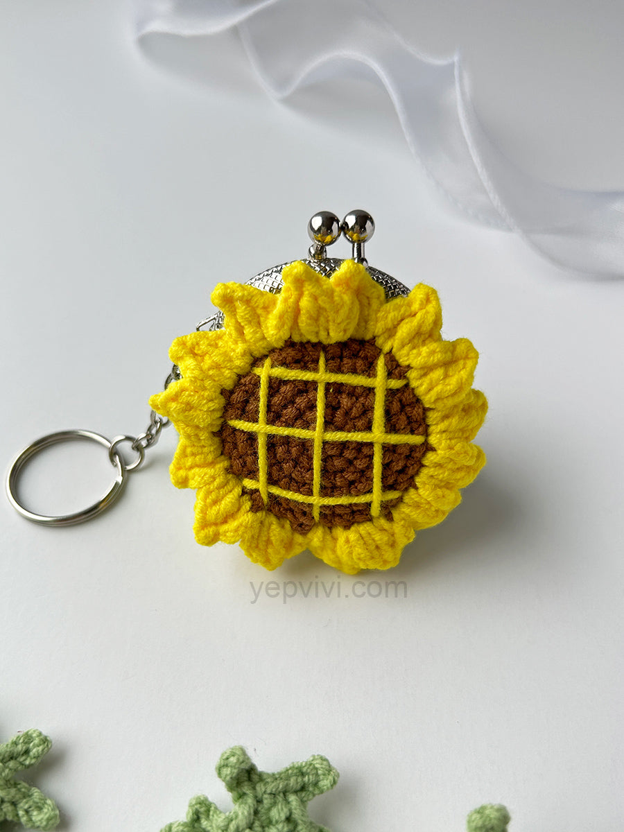 Finished hand crochet coin purse | Bear, Dog, Flower and other 10 styles| Gift ideas