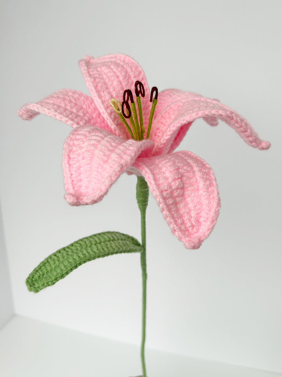Finished Crochet Lily|Crochet Flower Bouquet