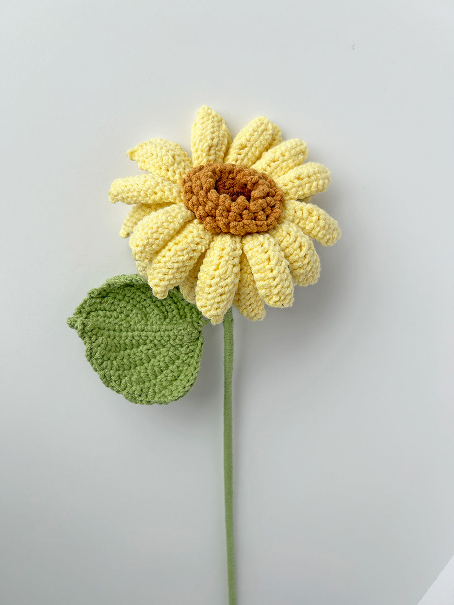 Finished Crochet sunflower|Specil crochet methed sunflower|Crochet Flower Bouquet