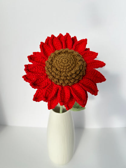 Finished Crochet sunflower Bouquet | Gift for mother, teacher, friends