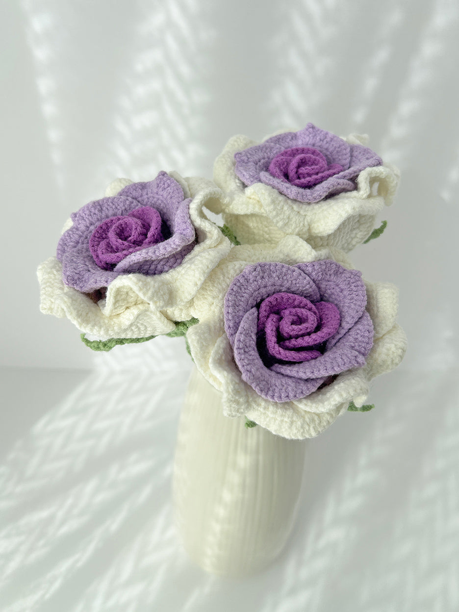 Finished Crochet Rose|Big Thai Rose|Crochet Flower Bouquet