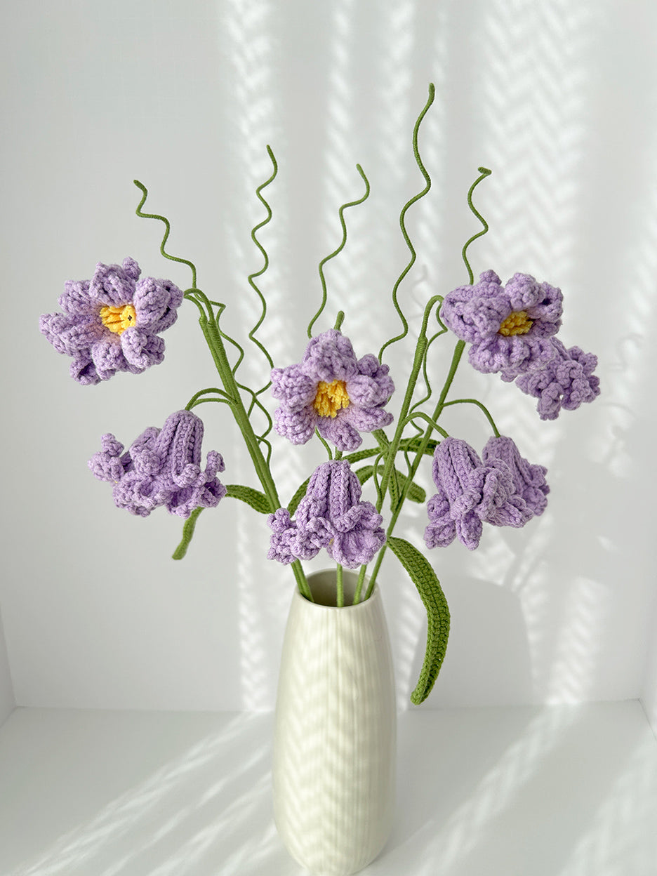 Finished Crochet Peruvian daffodil|Crochet Flower Bouquet