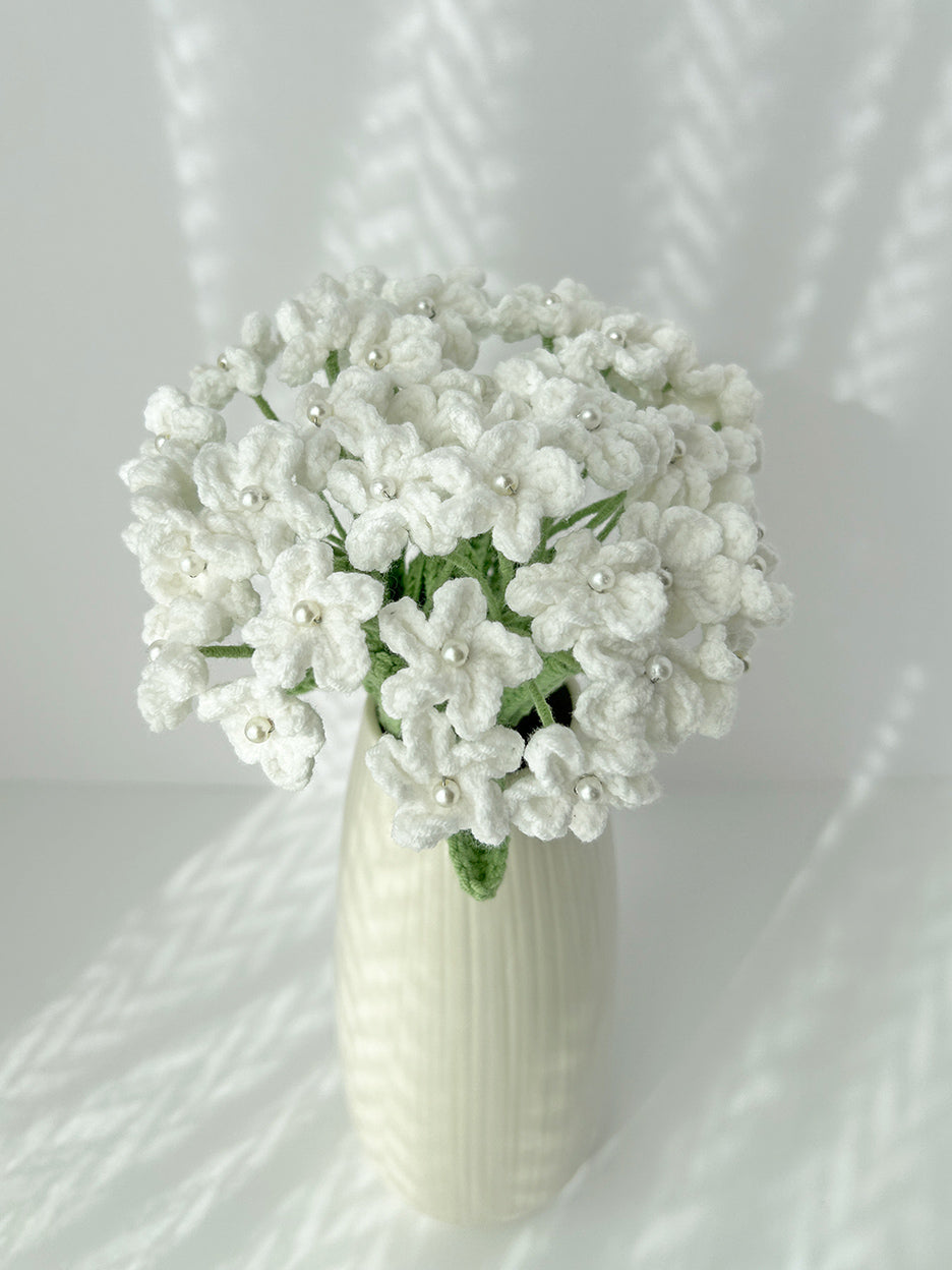 Finished Crochet Forget-me-not|Crochet Flower Bouquet