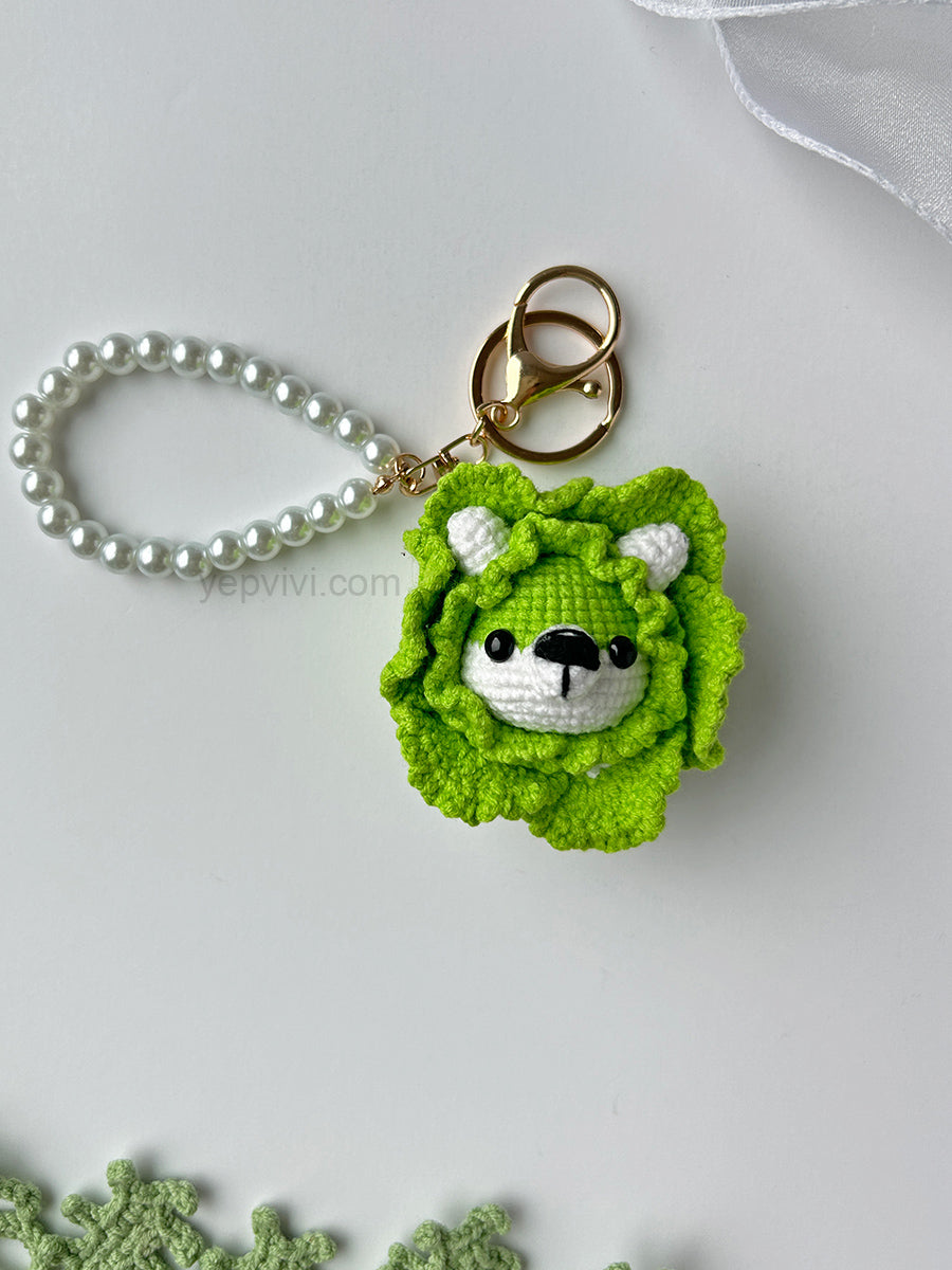 Finished hand crochet Key Chain | Vegetable dog| Gift ideas