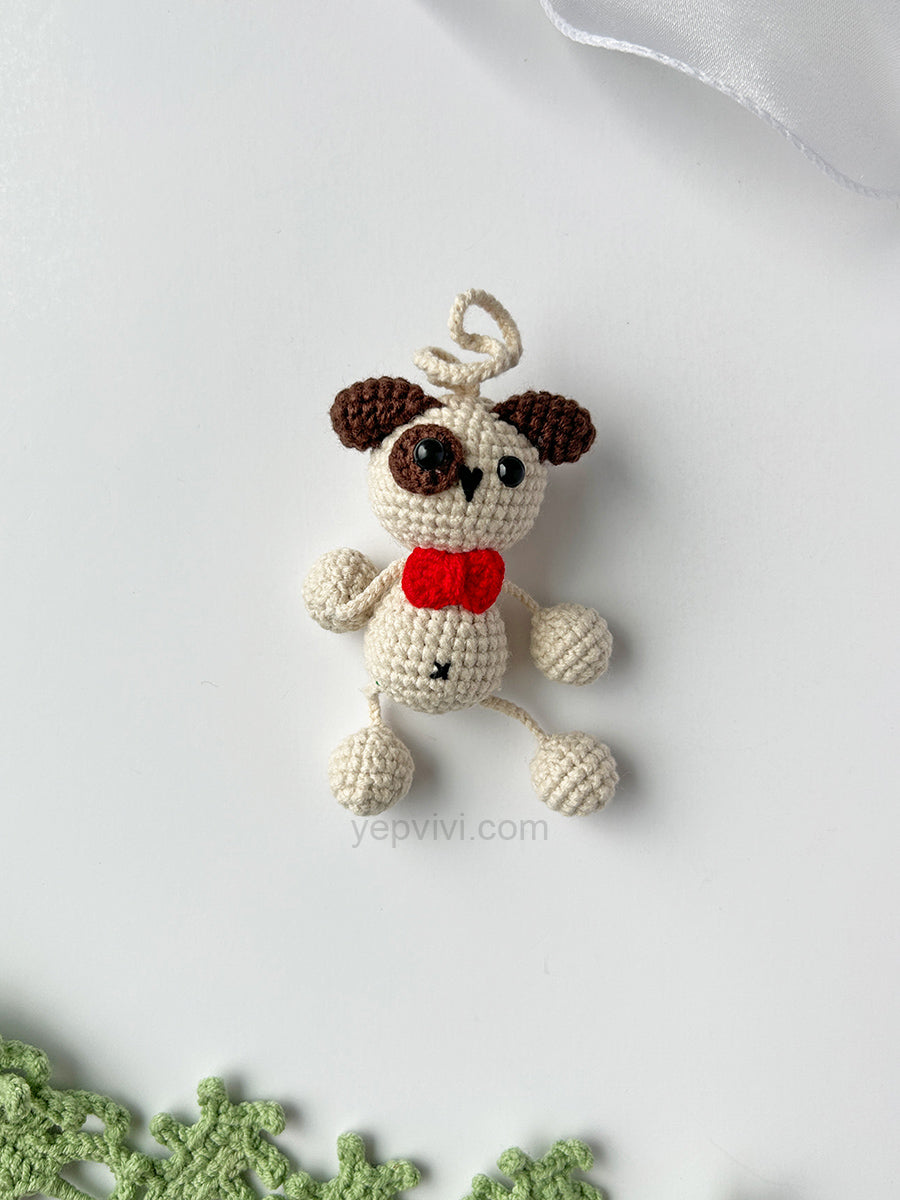 Finished hand crochet Key Chain | Frog, dog| Gift ideas