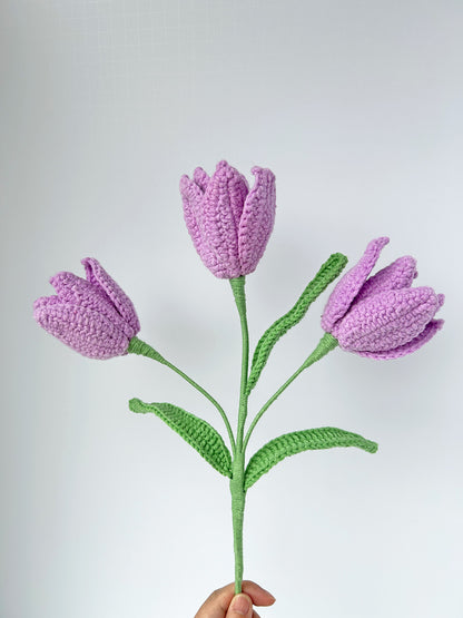 Finished Crochet Lily|multi-head lily|Crochet Flower Bouquet