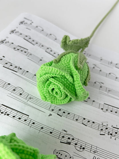 Finished Crochet Rose|Crochet Flower Bouquet
